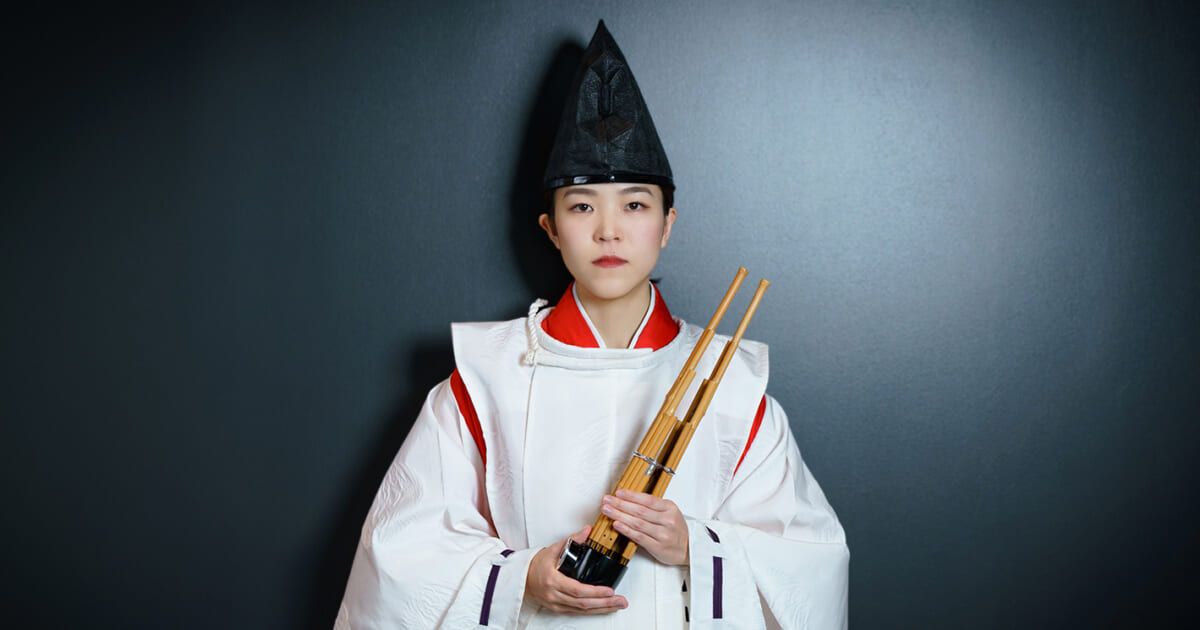 雅楽器・笙が奏でる新しい世界への扉となるアルバム『阿 A』『吽 UN