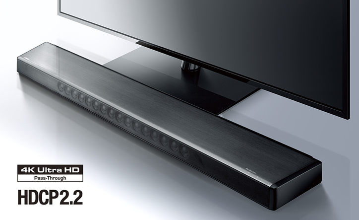 テレビの周りに置くだけで本格的サラウンドを実現！ネットワーク音楽