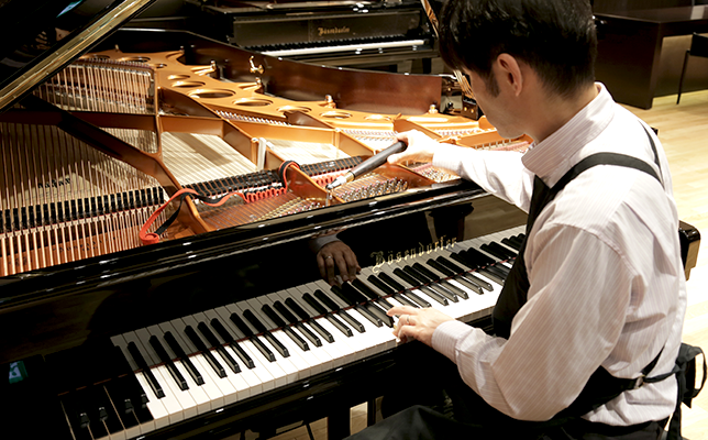ベーゼンドルファーを知り尽くしたふたりの調律技術者