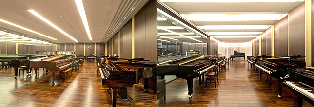 ヤマハ大阪3F ヤマハグランドピアノサロン大阪