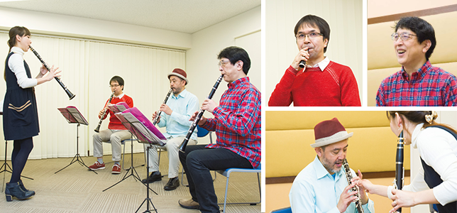 脱力系(?)リコーダーグループ栗コーダーカルテットがクラリネットの体験レッスンに挑戦!