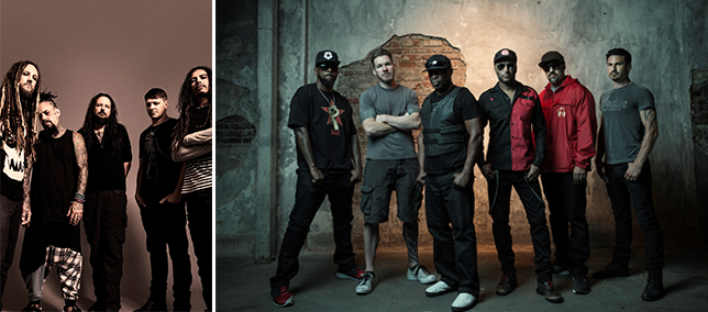 KoЯnとリンプ・ビズキット、1日がプロフェッツ・オブ・レイジ