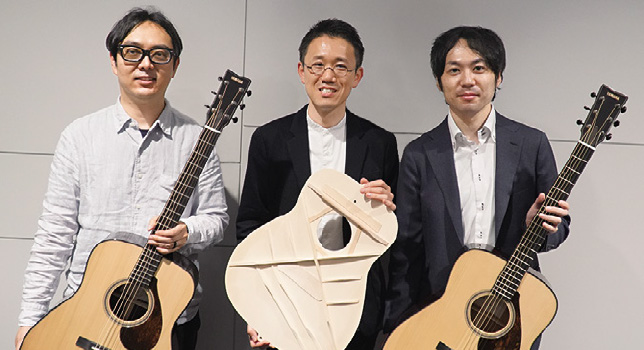 保野秀久さん(開発担当)、 江國晋吾さん(商品企画)、奥山淳 史さん(マーケティング担当)