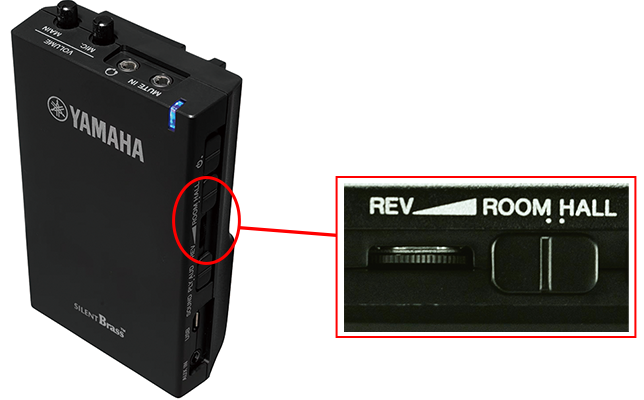 サイレントブラス リバーブダイヤル