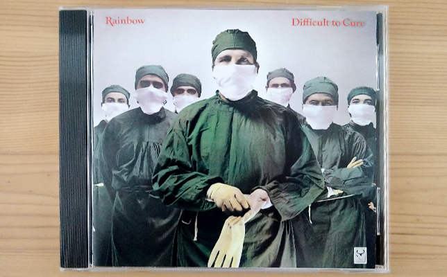 リッチー・ブラックモア率いるレインボーのアルバム5作目「治療不可(Difficult to Cure)」(1981年、ユニバーサル)