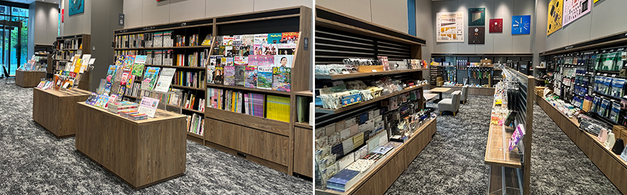 楽譜・書籍エリア。