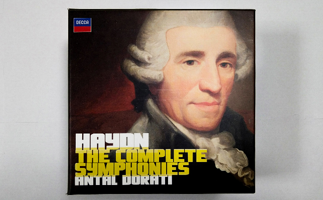 アンタル・ドラティ指揮フィルハーモニア・フンガリカによる「ハイドン：交響曲全集」（CD33枚組、1969～72年録音、ユニバーサル）