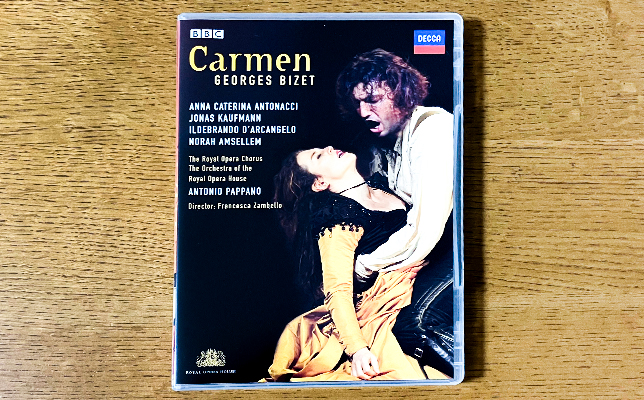 アントニオ・パッパーノ指揮英国ロイヤル・オペラ・ハウスのビゼー：歌劇「カルメン（全曲）」（DVD、2006年録音、ユニバーサル）
