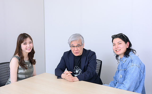 左から、髙木凜々子、茂木大輔、Budo(ぶどう)