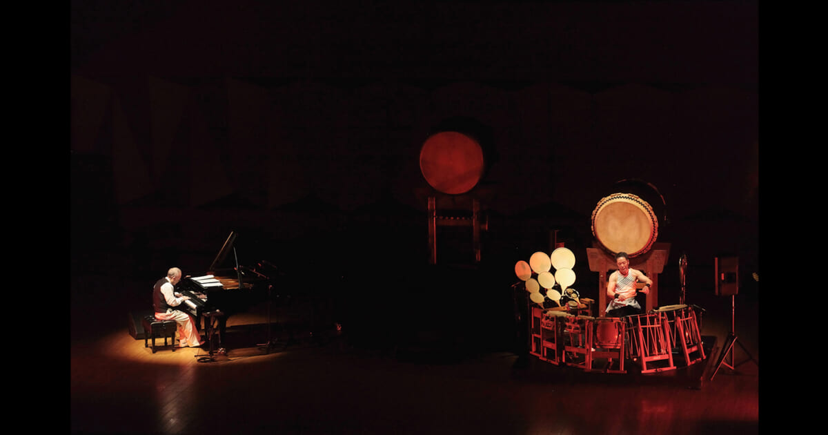 山下洋輔＆林英哲DUOコンサート2025 乾坤一擲［ケンコンイッテキ］