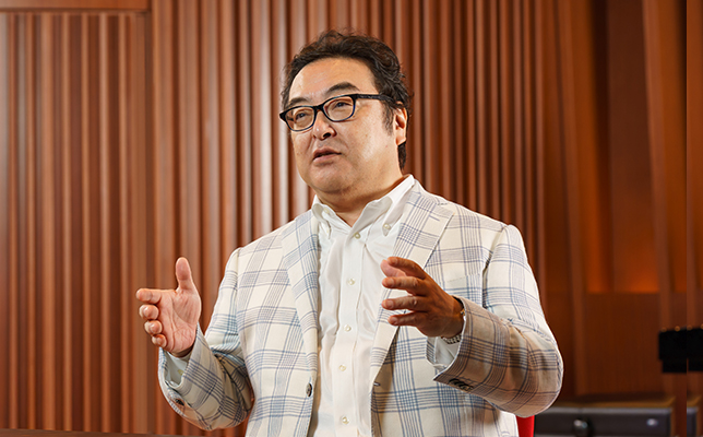 清水和音のインタビュー写真