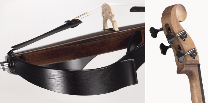 木質感が分かる外観とペグの写真